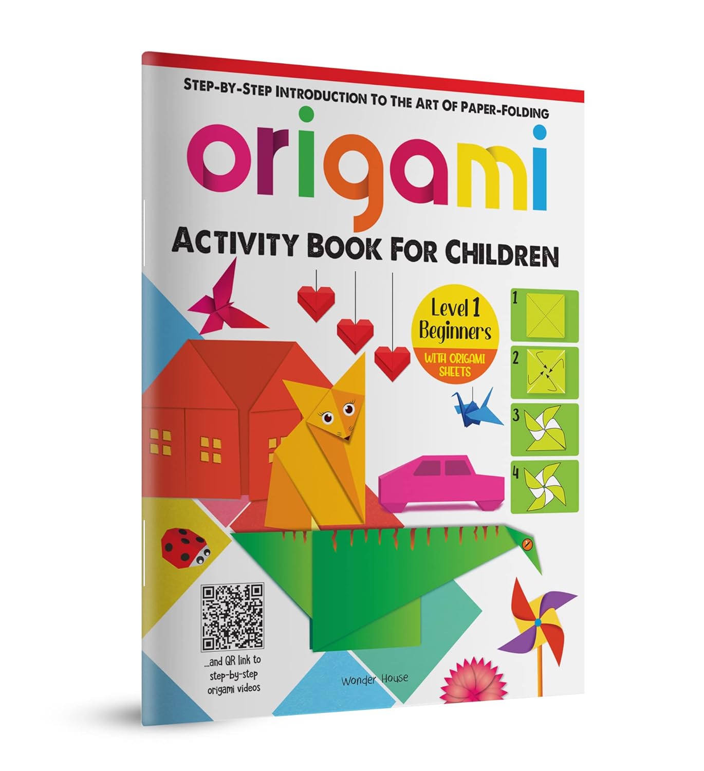 Origami - The Art of Paper-Folding - Activity Book For Children Level -1