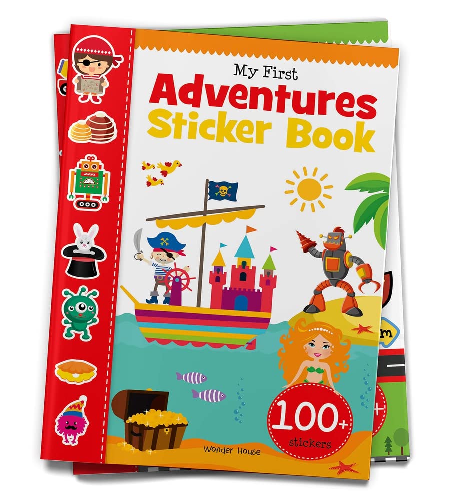 My First Adventures Sticker Book: with 100+ Stickers