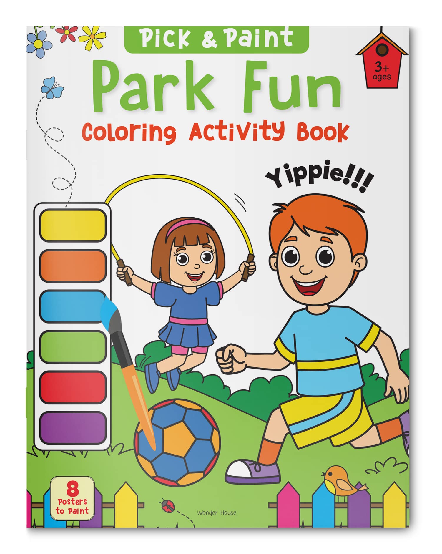 Park fun: Pick & Paint Coloring Activity Book For Kids
