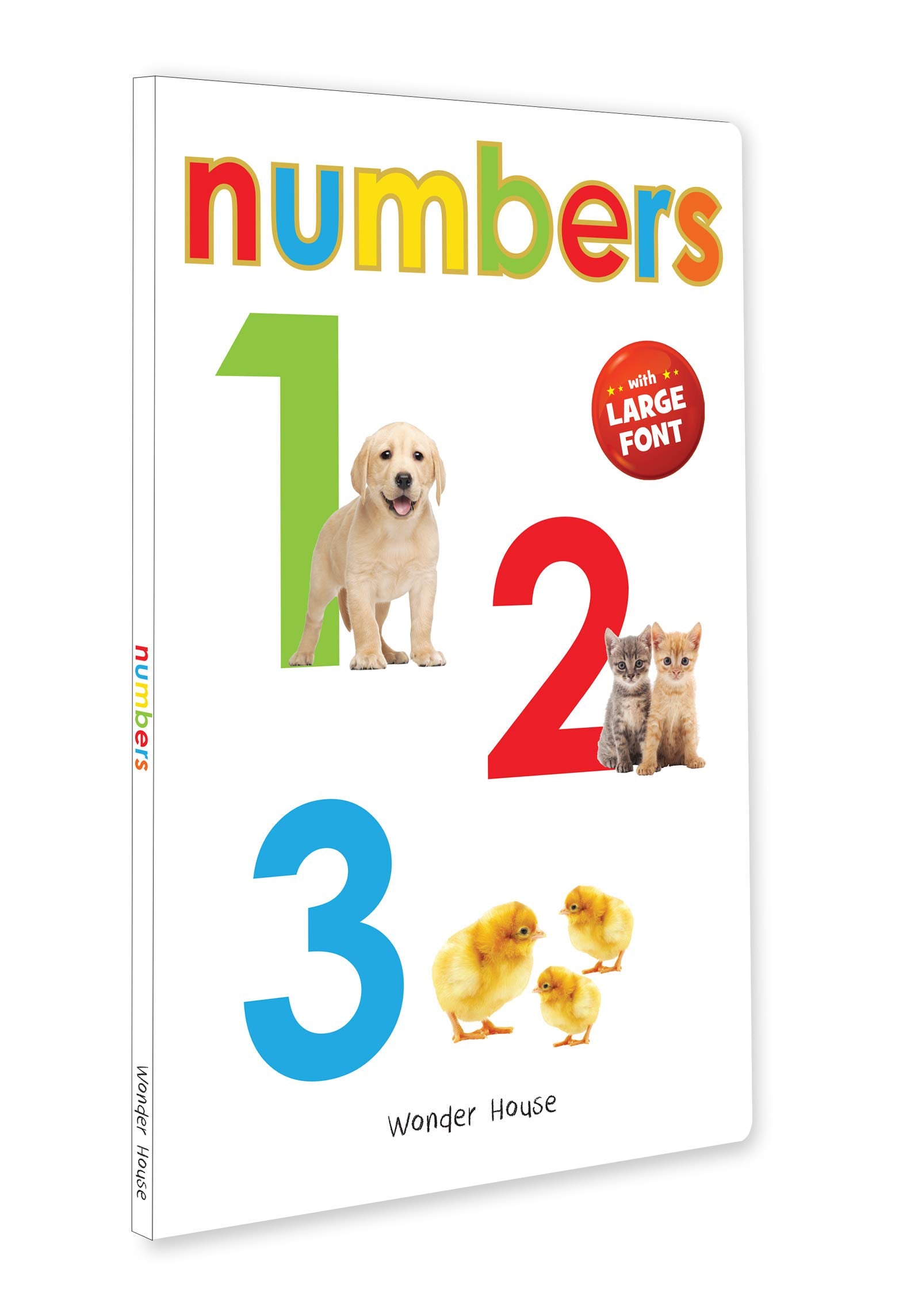 Numbers - Early Learning Board Book With Large Font