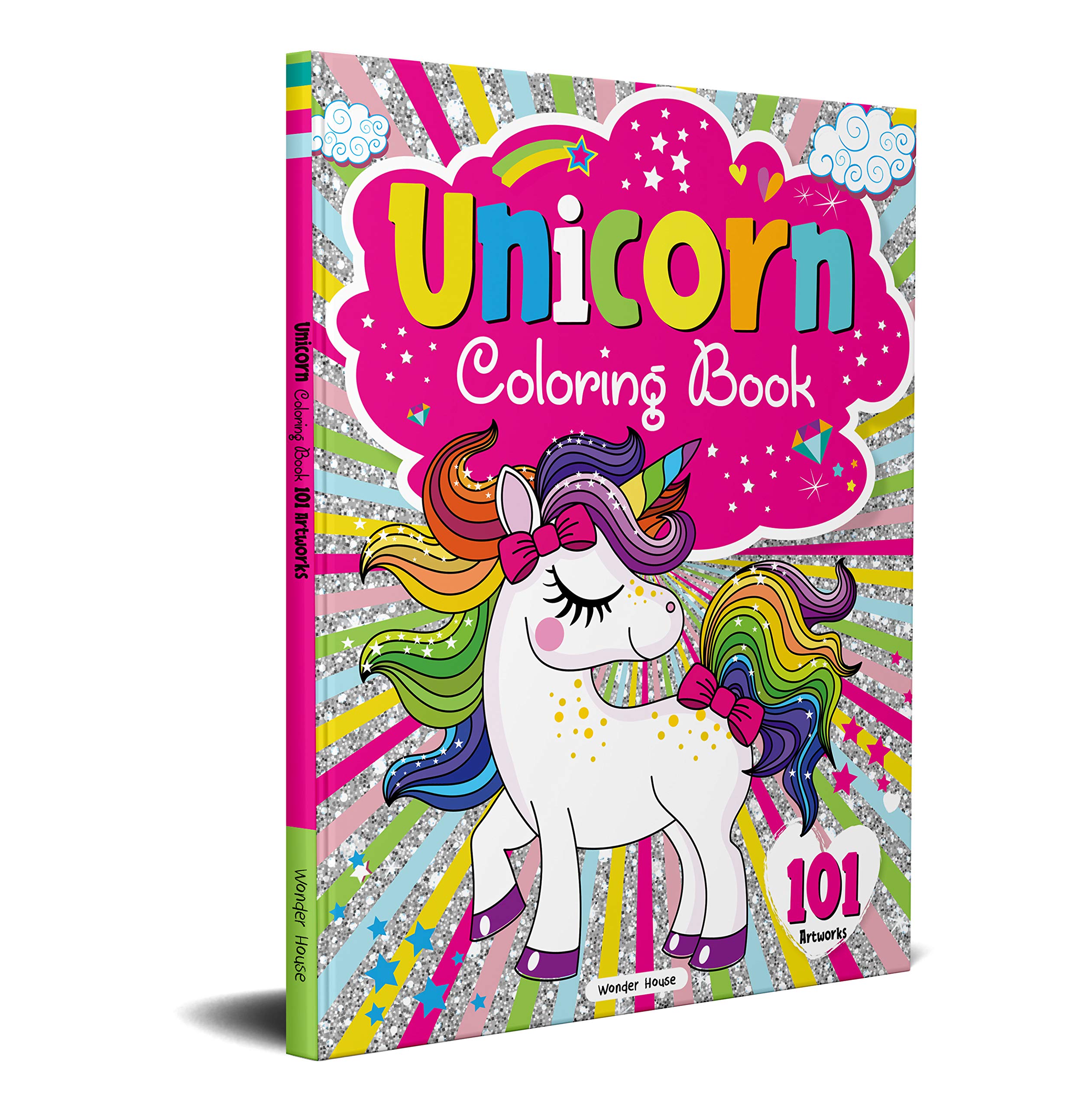 Unicorn Activity Book for Kids Ages 6-8: Unicorn Coloring Book and