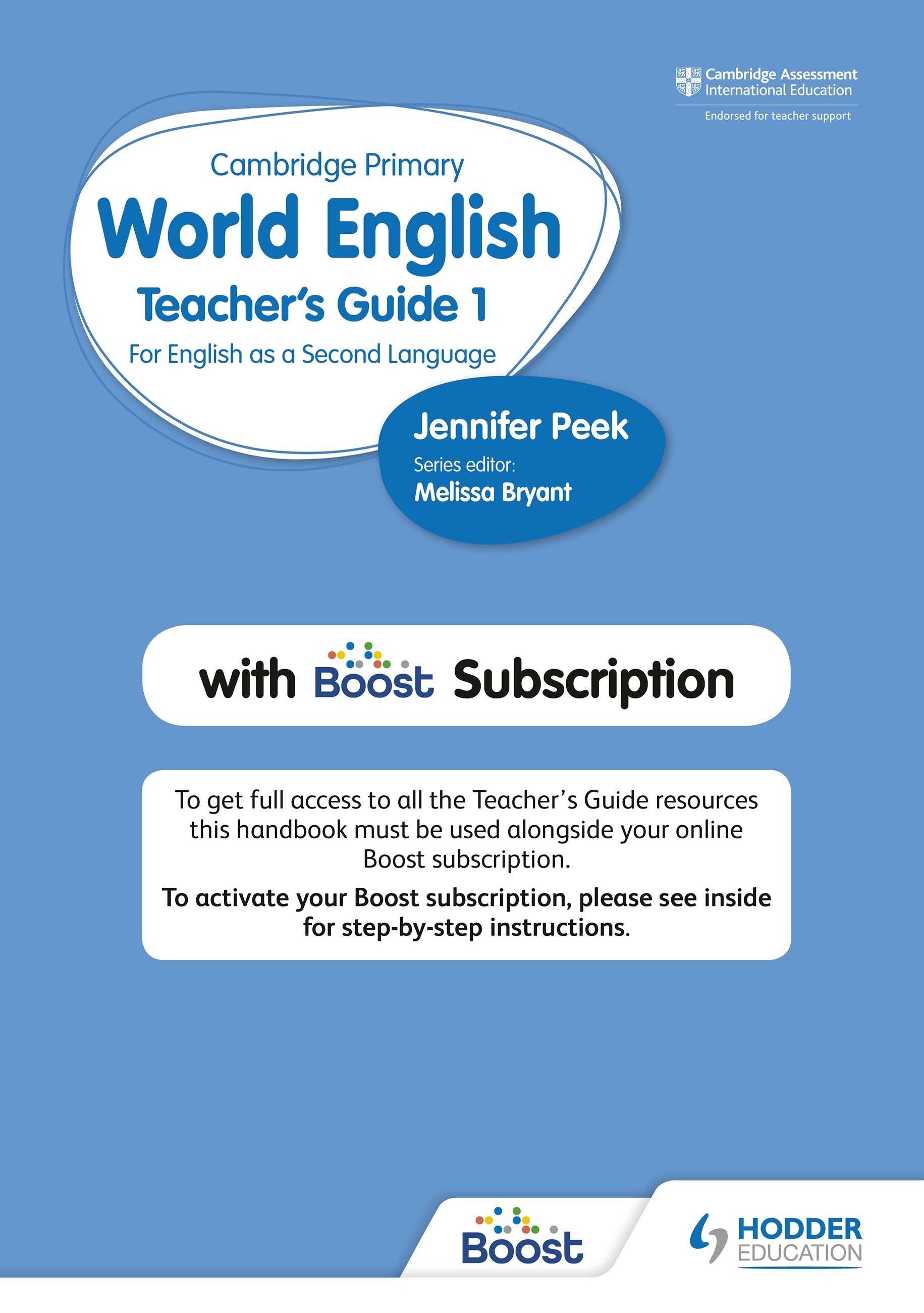 Cambridge Primary World English: Teacher's Guide 1 with Boost Subscription