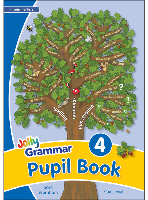 Jolly Grammar Pupil Book 4 (in print letters)
