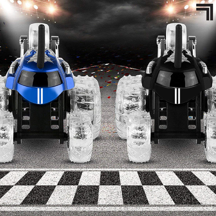 Sharper Image Toy Rc Monster Spinning Car Red