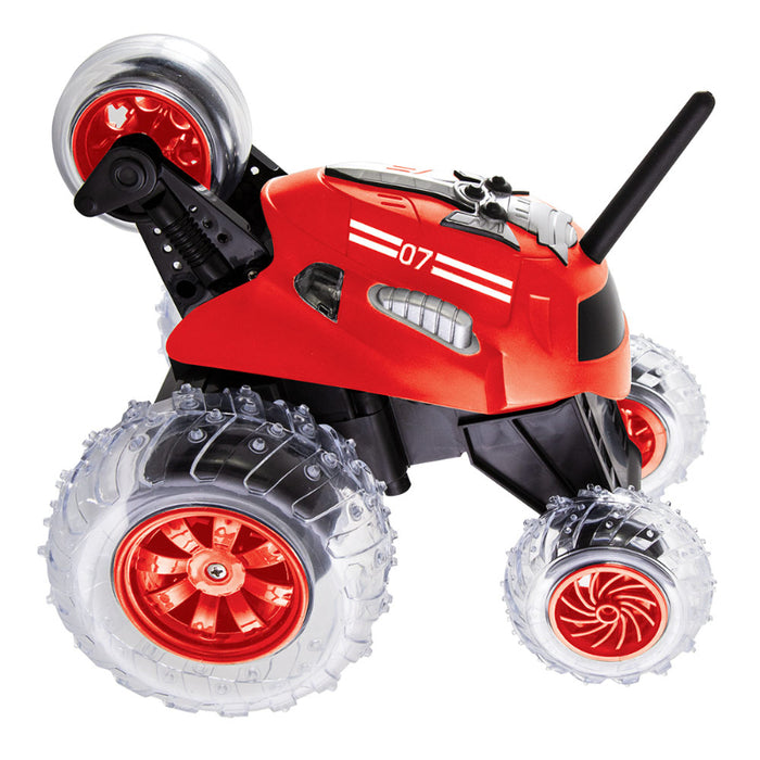 Sharper Image Toy Rc Monster Spinning Car Red