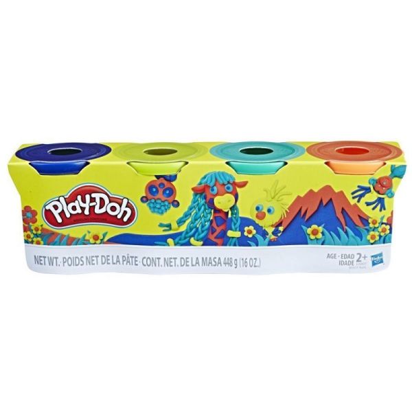 Play Doh Hasbro Wild Color Pack Of 4