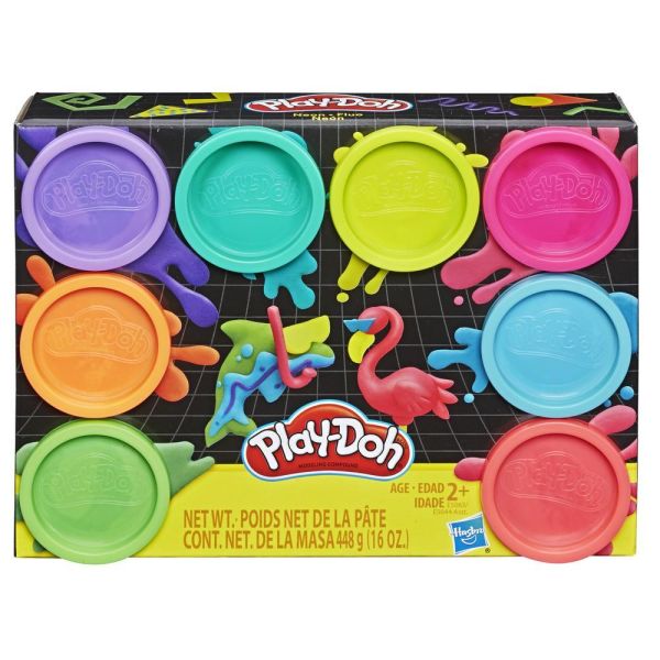 Play-Doh Neon With 8 Non Toxic Colours E5063