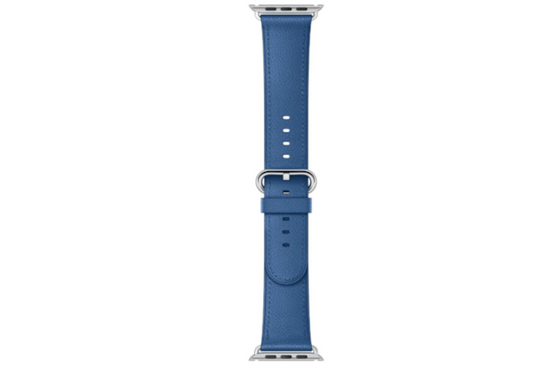 Original Apple Watch 38mm Sea Blue Classic Buckle Strap in sealed packaging