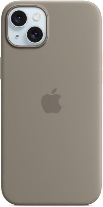 Apple iPhone 15 Plus Silicone Case with MagSafe - Clay