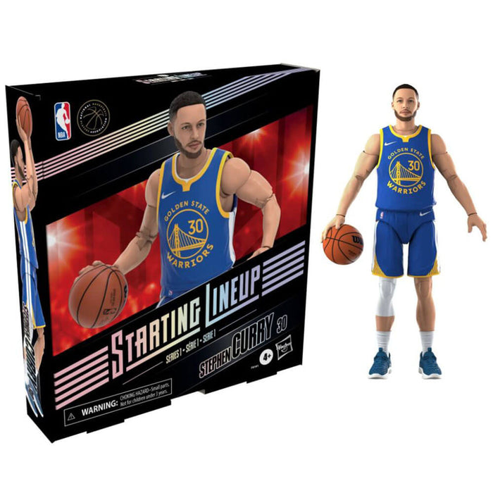 Hasbro 6 inch Starting Lineup NBA Series 1 Stephen Curry Action Figure