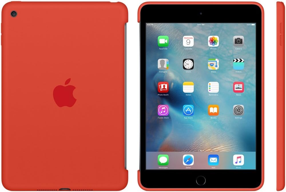 Apple iPad Mini 4 Silicone Case - Orange (MLD42ZM/A)