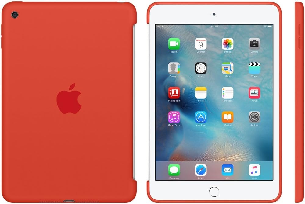 Apple iPad Mini 4 Silicone Case - Orange (MLD42ZM/A)