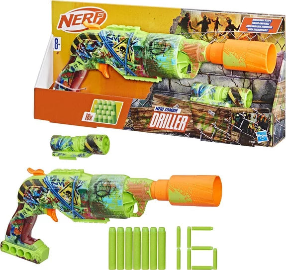 Hasbro Nerf Zombie Driller Dart Blaster