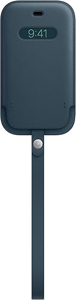 Apple iPhone 12 Mini Leather Sleeve with MagSafe - Baltic Blue