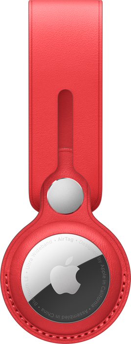 Apple AirTag Leather Loop (PRODUCT)RED