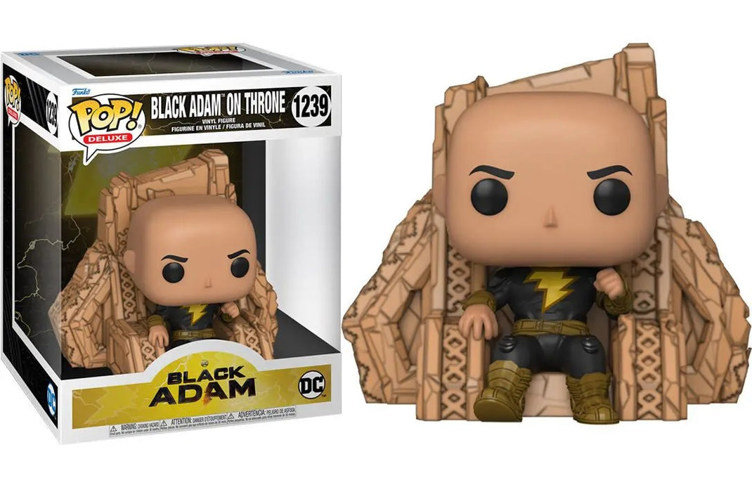 Pop Deluxe! Heroes: Dc Black Adam- Black Adam On Throne