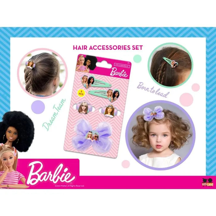 Barbie Bow, Hair Clips (Set of 5)