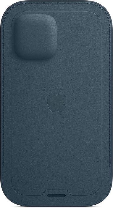 Apple iPhone 12 and 12 Pro Leather Sleeve with MagSafe - Baltic Blue