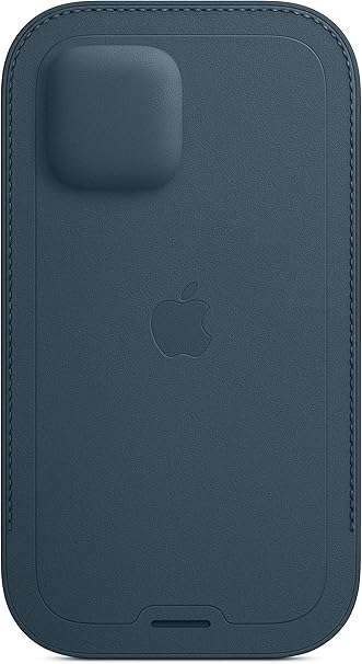 Apple iPhone 12 and 12 Pro Leather Sleeve with MagSafe - Baltic Blue