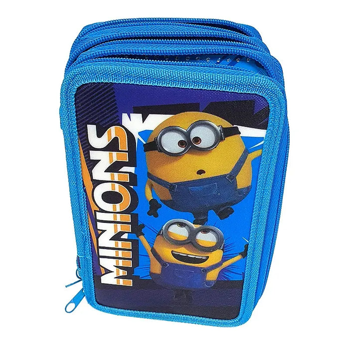 Minions: The Rise of Gru - 3 Zippers Pencil Case