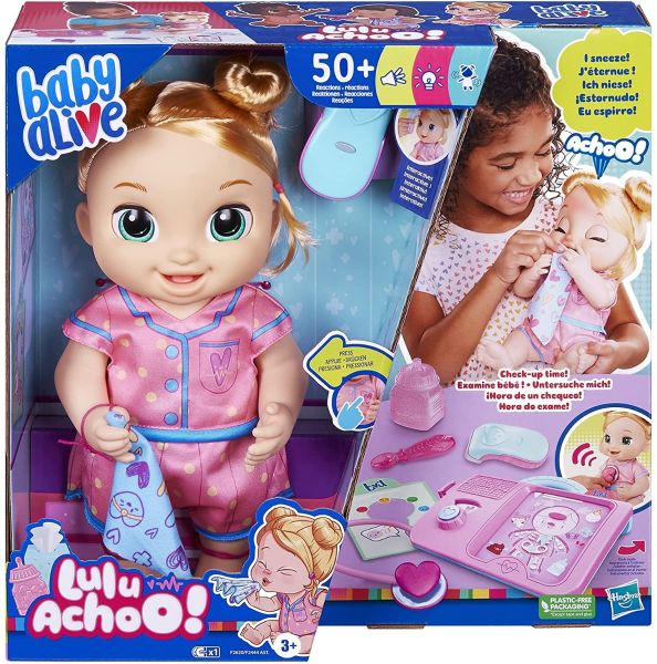 Hasbro Baby Alive Lulu Achoo Blonde