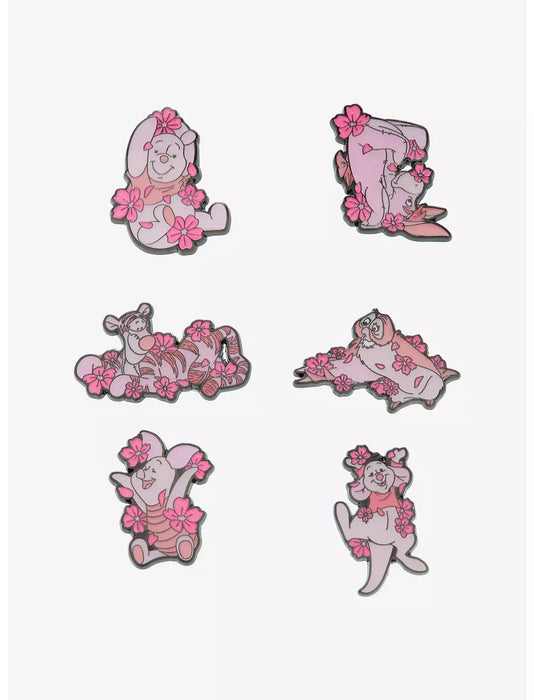 Blind Box Pin! Disney: Winnie the Pooh and Friends Cherry Blossoms Blind Pin Set