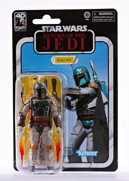 Star Wars Hasbro The Black Series, Boba Fett, 15 cm Figure, Return of the Jedi, 40th Birthday, Multi-Colour