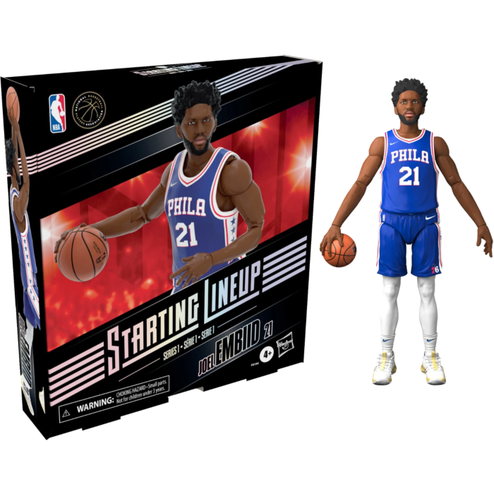 NBA Basketball - Joel Embiid Philadelphia 76ers Starting Lineup 6” Scale Action Figure (Series 1)