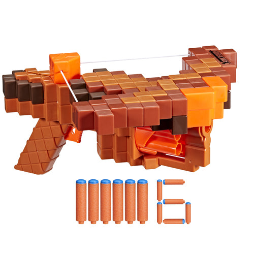 Hasbro Nerf Minecraft Pillager's Crossbow Dart Blaster