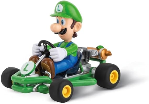 Carrera RC I 2.4GHz Mario Kart Pipe Kart I Luigi RC Vehicle I Official Licensed I Authentic Design I For Nintendo Fans I Remote Control Car