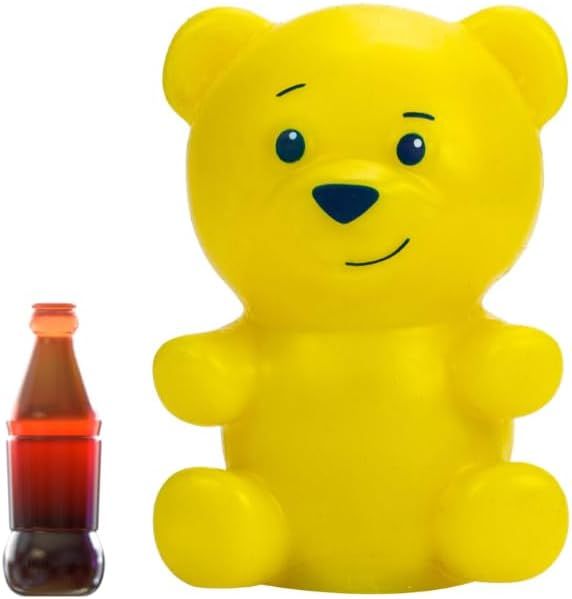 Gummymals Rubbery Squeezable Gummy Bear Shape Yellow