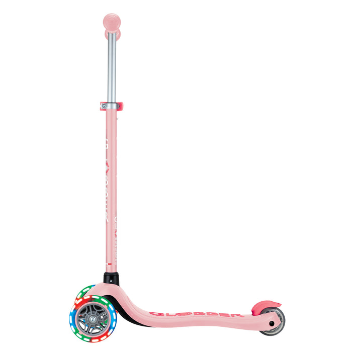 Globber Primo Plus Lights Scooter - Purple/Pastel Pink