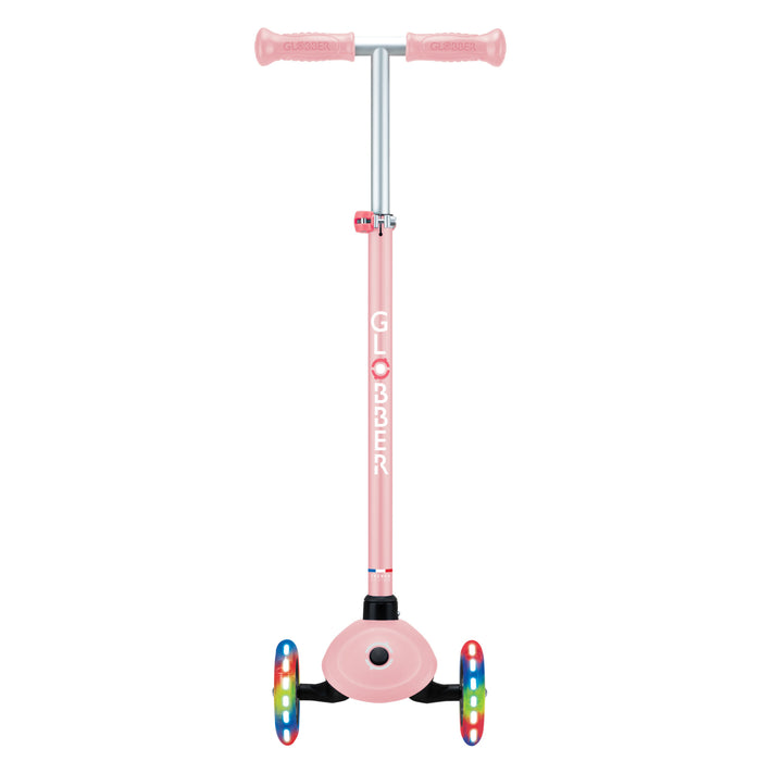 Globber Primo Plus Lights Scooter - Purple/Pastel Pink