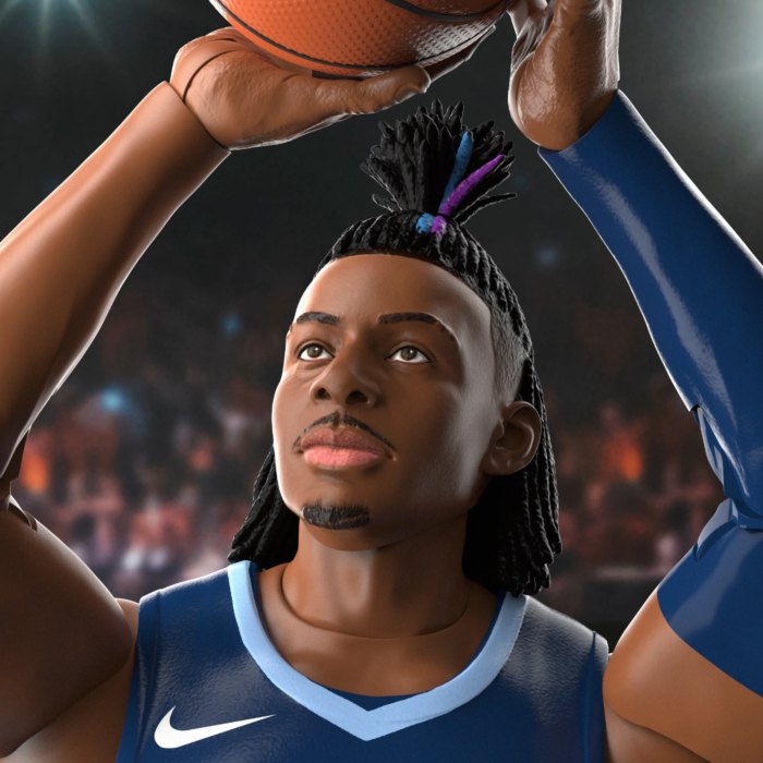 NBA Basketball - Ja Morant Memphis Grizzlies Starting Lineup 6” Scale Action Figure (Series 1)