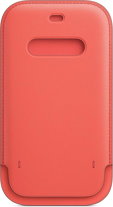 Apple iPhone 12 and 12 Pro Leather Sleeve with MagSafe - Pink Citrus