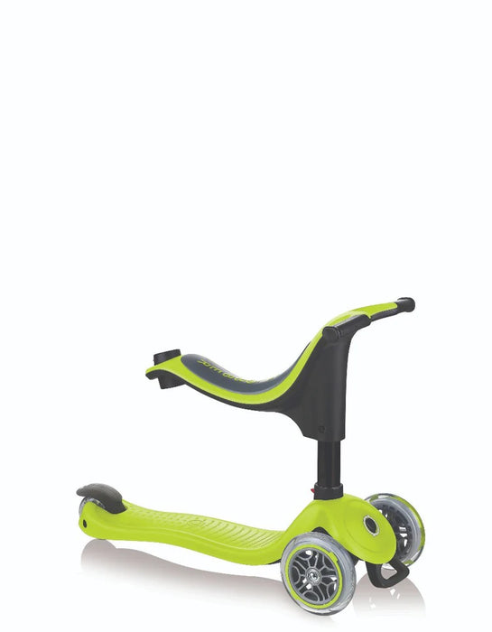 Globber Scooter - Go•Up Sporty Lights with stabilizer and sticker - Lime Green