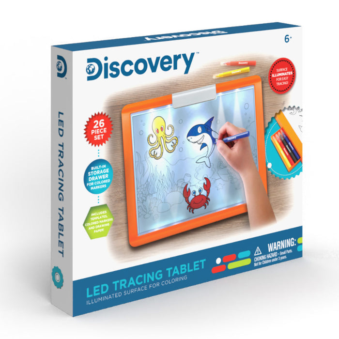 Discovery Kids Discovery Mindblown Toy Kids Tracing Tablet Led Marker Version