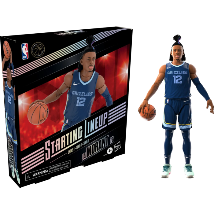 NBA Basketball - Ja Morant Memphis Grizzlies Starting Lineup 6” Scale Action Figure (Series 1)