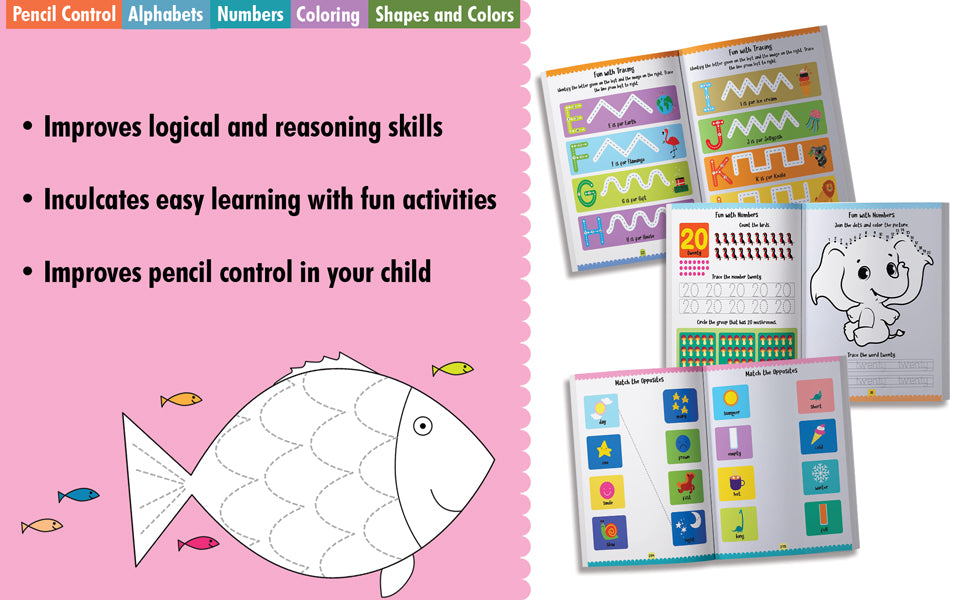 My Super Fun Kindergarten Activity Workbook