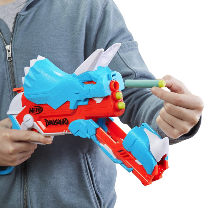 Hasbro NERF DinoSquad Tricera-Blast Dart Blaster