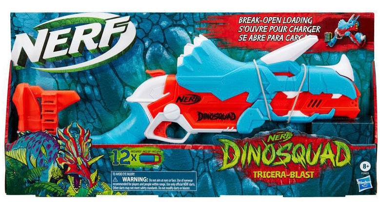 Hasbro NERF DinoSquad Tricera-Blast Dart Blaster