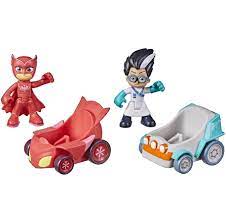 Hasbro PJ Masks Hero Vehicle – Owlette vs Romeo Battle Racers