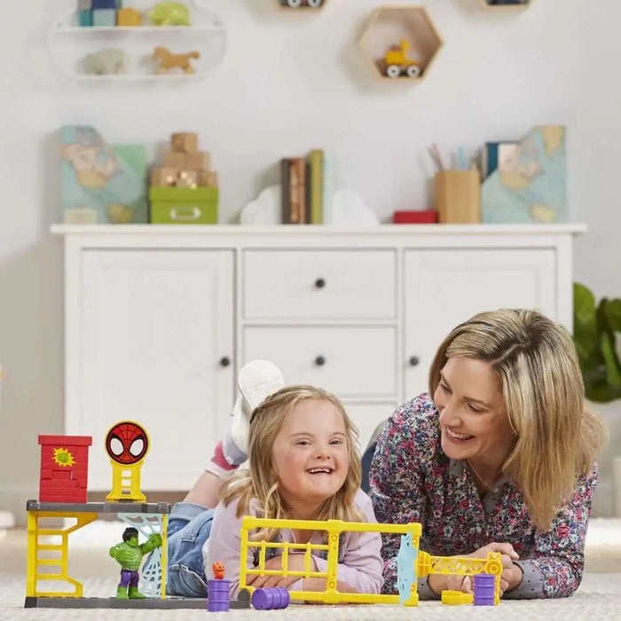 Hasbro Marvel Spidey and His Amazing Friends Hulk’s Smash Yard Playset