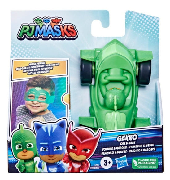 Hasbro PJ Masks Hero Car and Mask Set – Gekko
