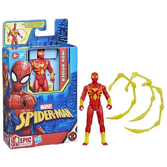 Hasbro Marvel Spider-Man Epic Hero Series Iron Spider 4-Inch Action Figure