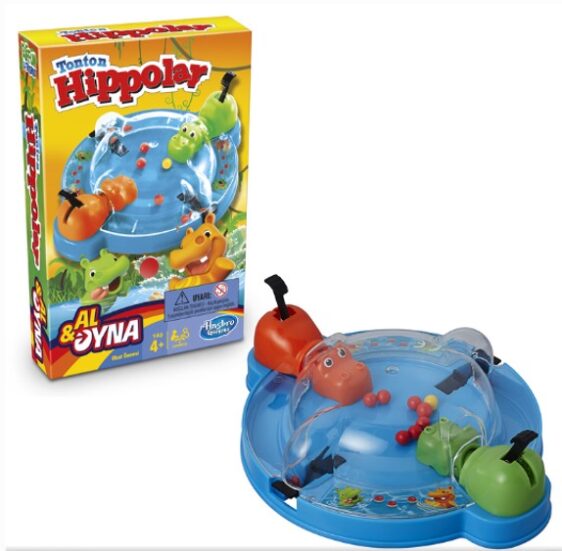 Hasbro Grab and Go Hungry Hungry Hippos