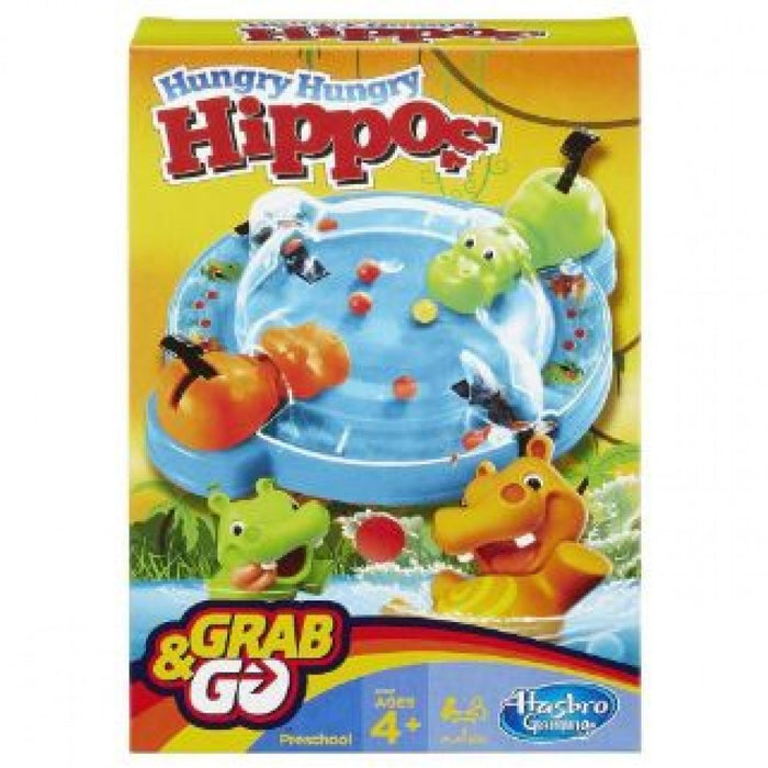 Hasbro Grab and Go Hungry Hungry Hippos