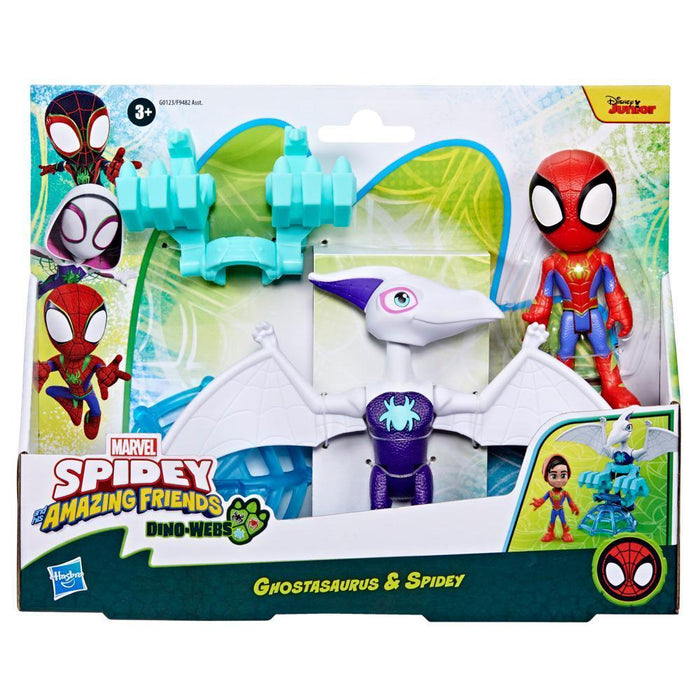 Hasbro SAF LG Dino Webs with Accessory – Ghostasaurus & Spidey