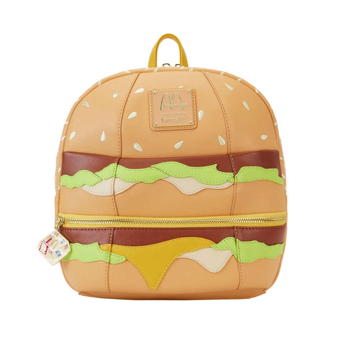 Loungefly! Leather: McDonalds Big Mac Mini Backpack