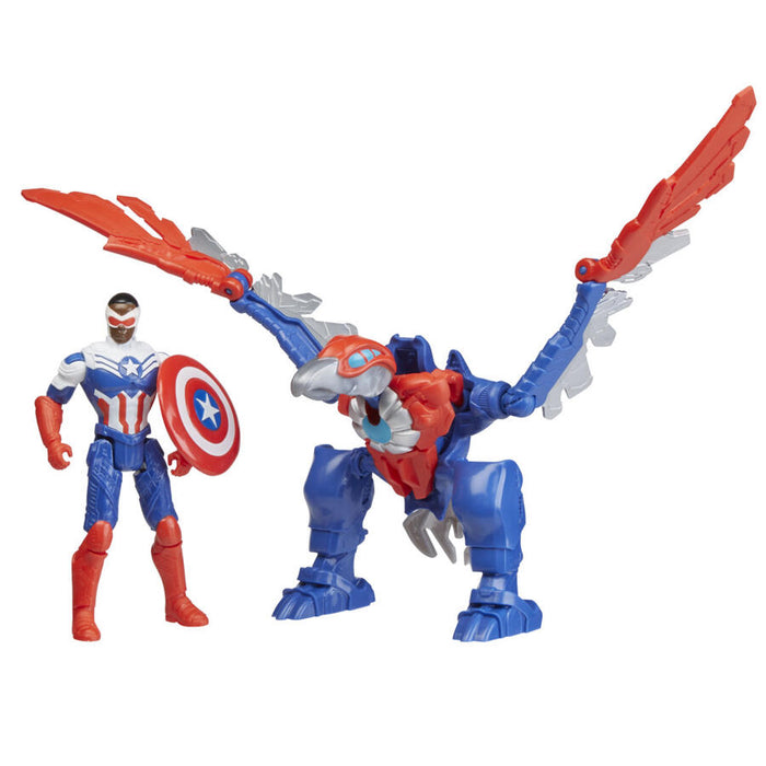 asbro Marvel Mech Strike 3.0 4-Inch Mech Suit Captain America